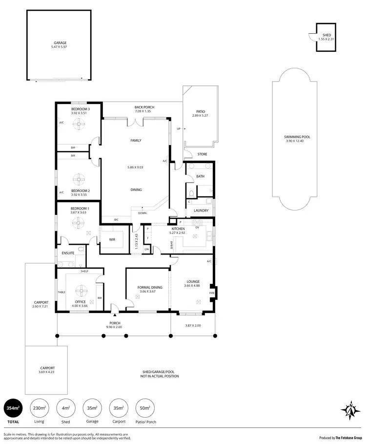 Floorplan of Homely house listing, 7 Day Road, Glen Osmond SA 5064