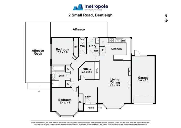 Floorplan of Homely house listing, 2 Small Road, Bentleigh VIC 3204
