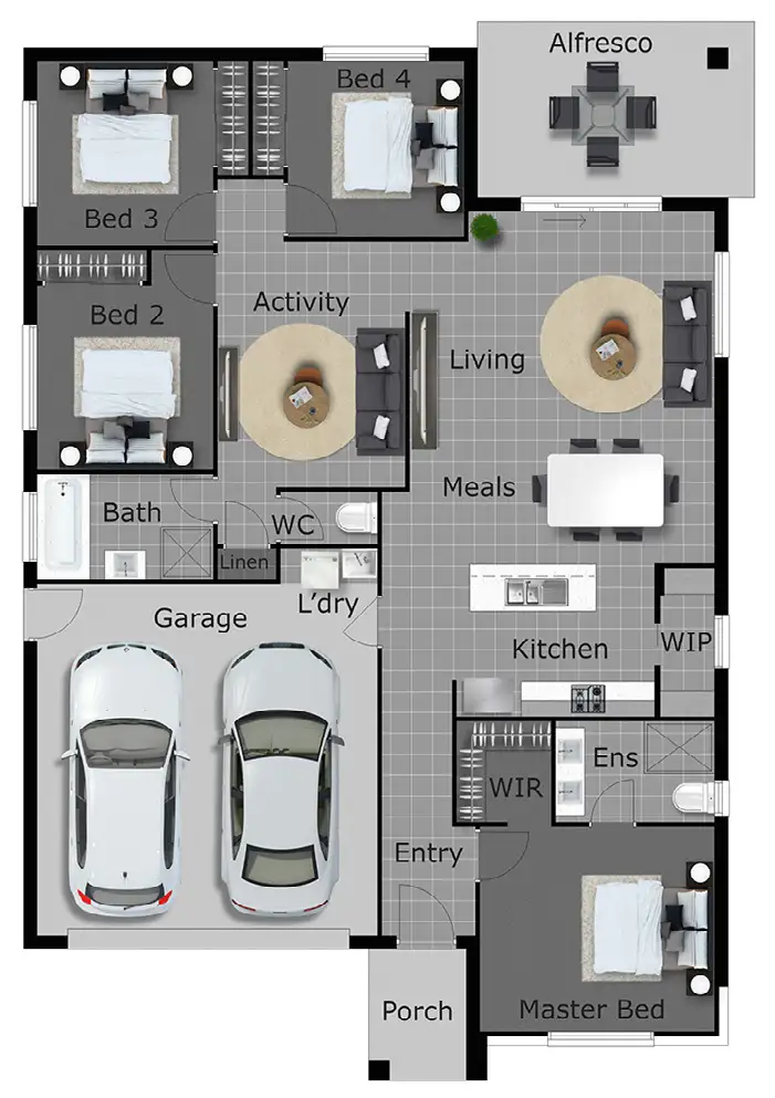 Floorplan of Homely house listing, 14 Quintero Close, Heddon Greta NSW 2321