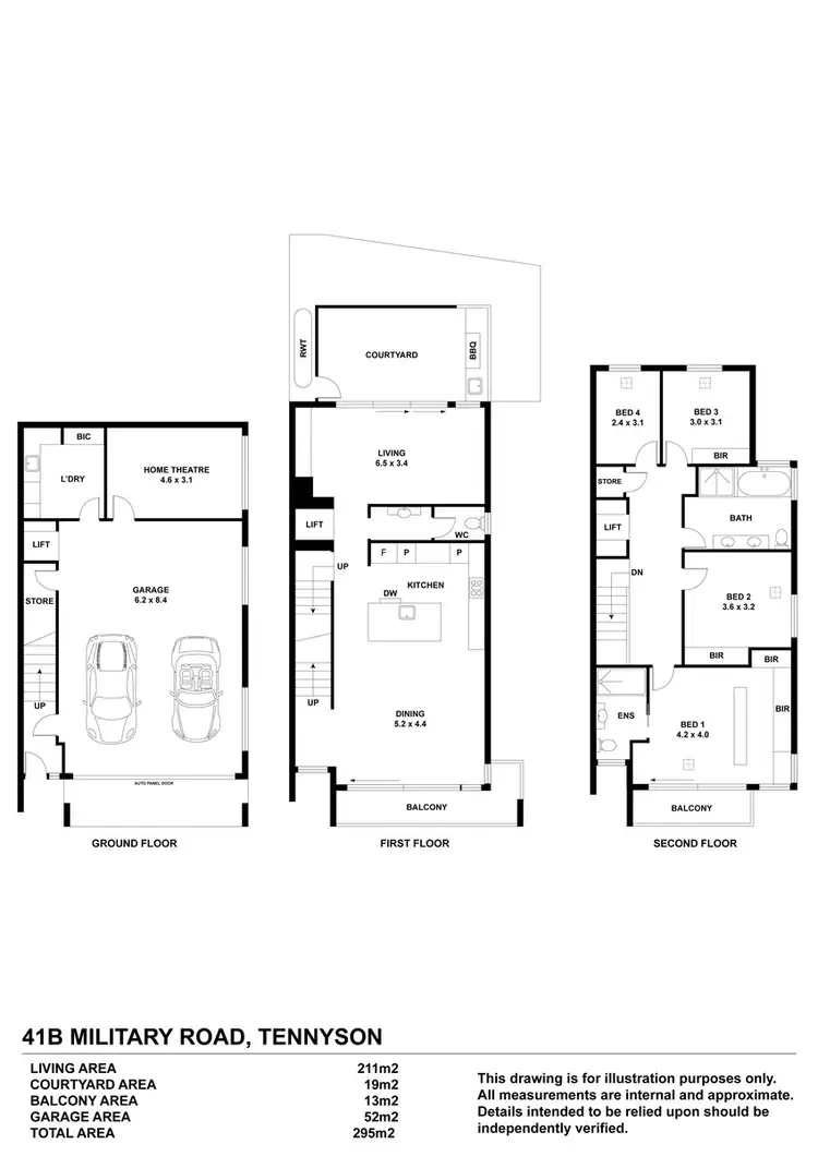 Floorplan of Homely house listing, 41b Military Road, Tennyson SA 5022