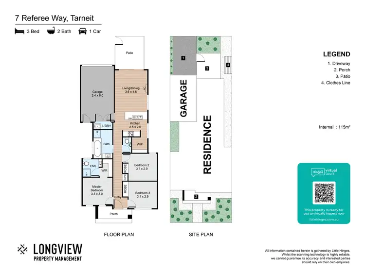 Floorplan of Homely house listing, 7 Referee Way, Tarneit VIC 3029