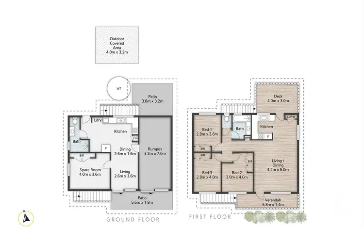 Floorplan of Homely house listing, 9 Heather street, Logan central QLD 4114