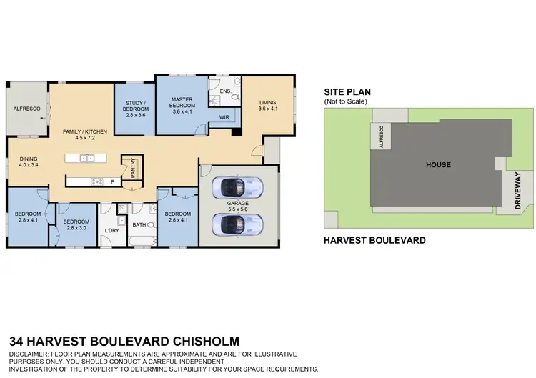 Floorplan of Homely house listing, 34 Harvest Boulevard, Chisholm NSW 2322