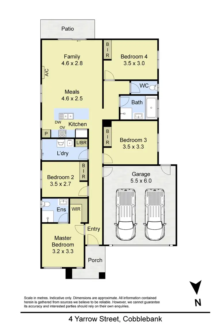 Floorplan of Homely house listing, 4 Yarrow Street, Cobblebank VIC 3338