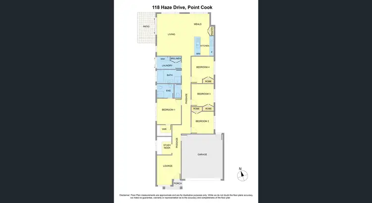 Floorplan of Homely house listing, 118 Haze Drive, Point Cook VIC 3030