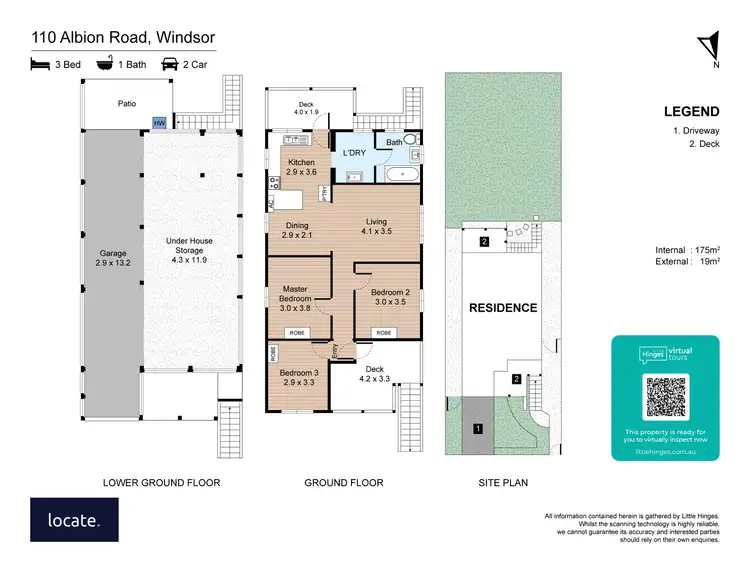 Floorplan of Homely house listing, 110 Albion Road, Windsor QLD 4030