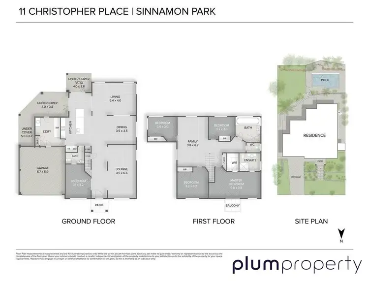 Floorplan of Homely house listing, 11 Christopher Place, Sinnamon Park QLD 4073
