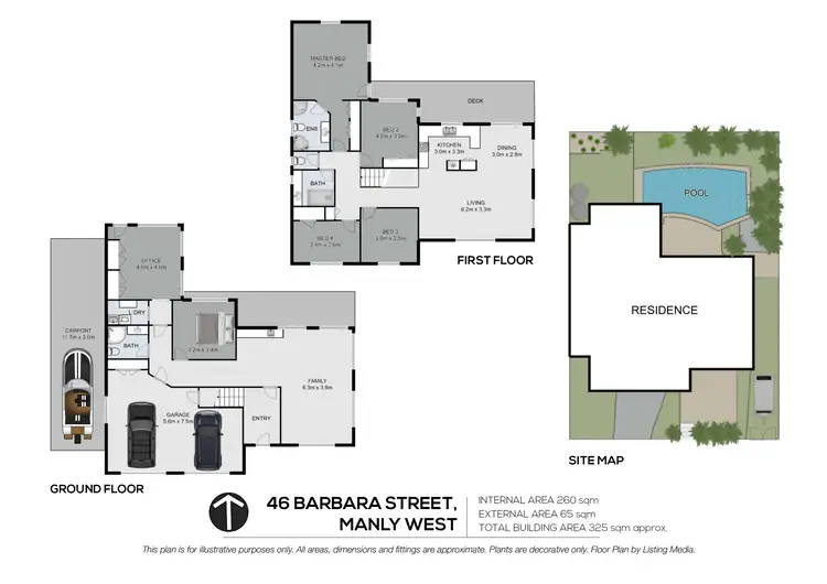 Floorplan of Homely house listing, 46 Barbara Street, Manly West QLD 4179
