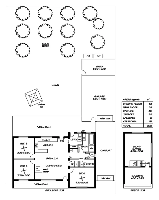 Floorplan of Homely house listing, 5 Warrigal Road, Aldinga Beach SA 5173