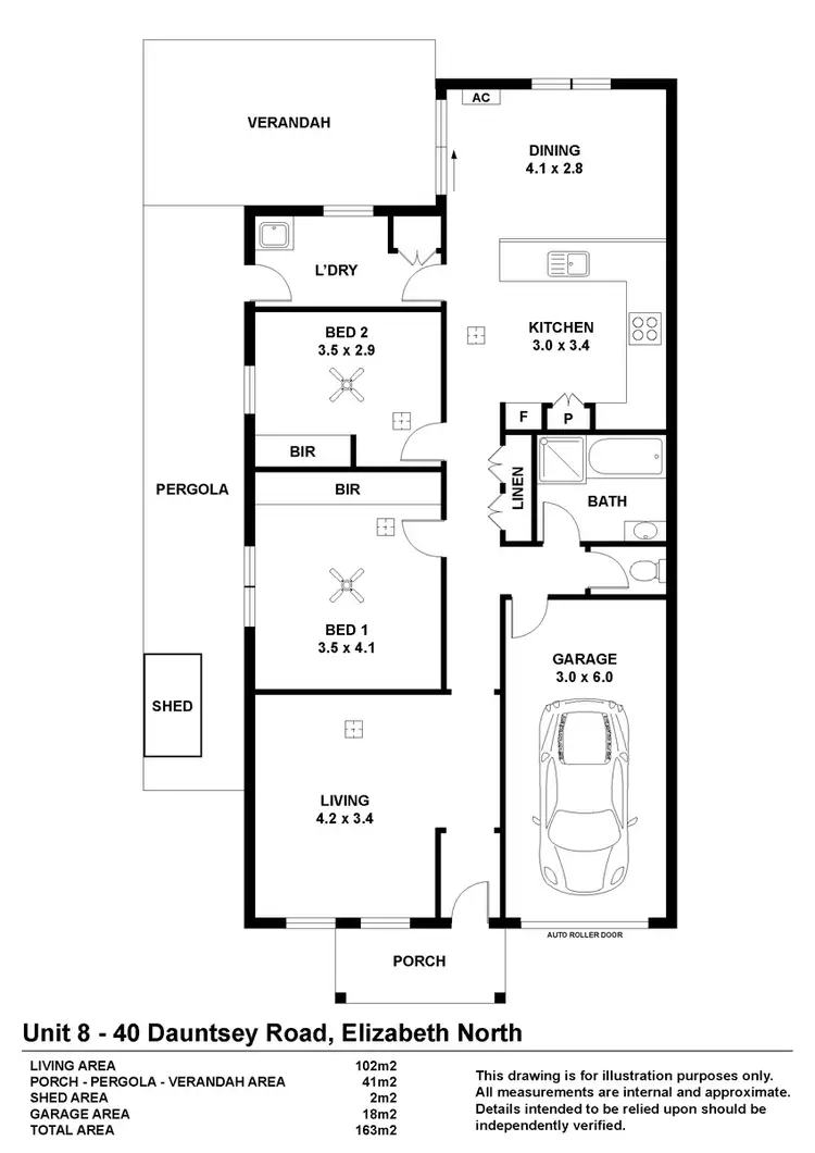 Floorplan of Homely house listing, Unit 8 40 Dauntsey Road, Elizabeth North SA 5113