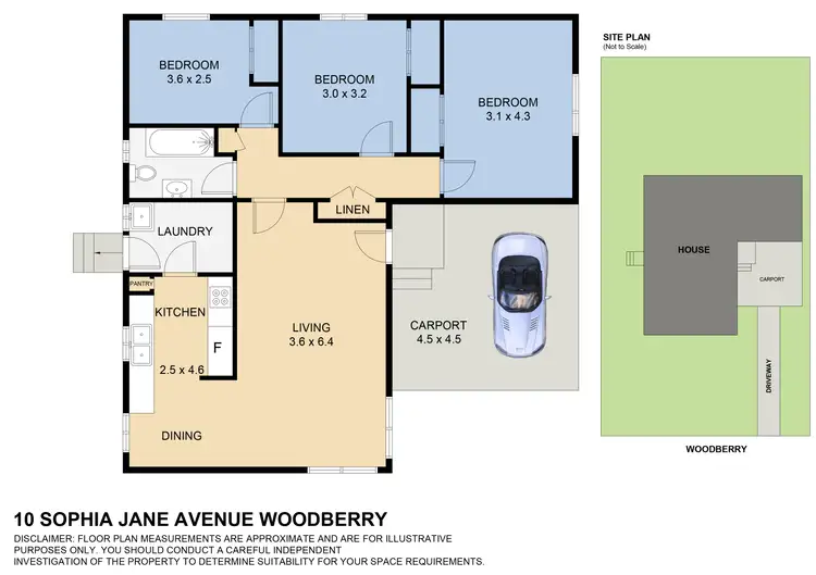 Floorplan of Homely house listing, 10 Sophia Jane Avenue, Woodberry NSW 2322