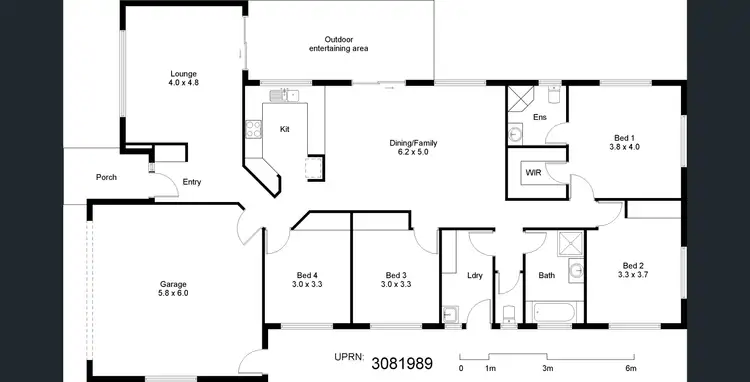 Floorplan of Homely house listing, 1 Chesterton Court, Kirwan QLD 4817