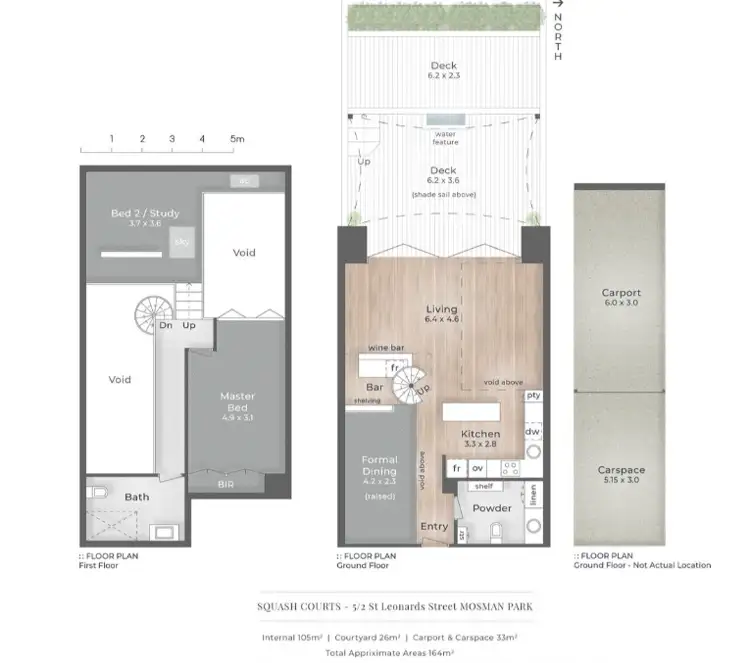 Floorplan of Homely townhouse listing, 5/2 St Leonards St, Mosman Park WA 6012