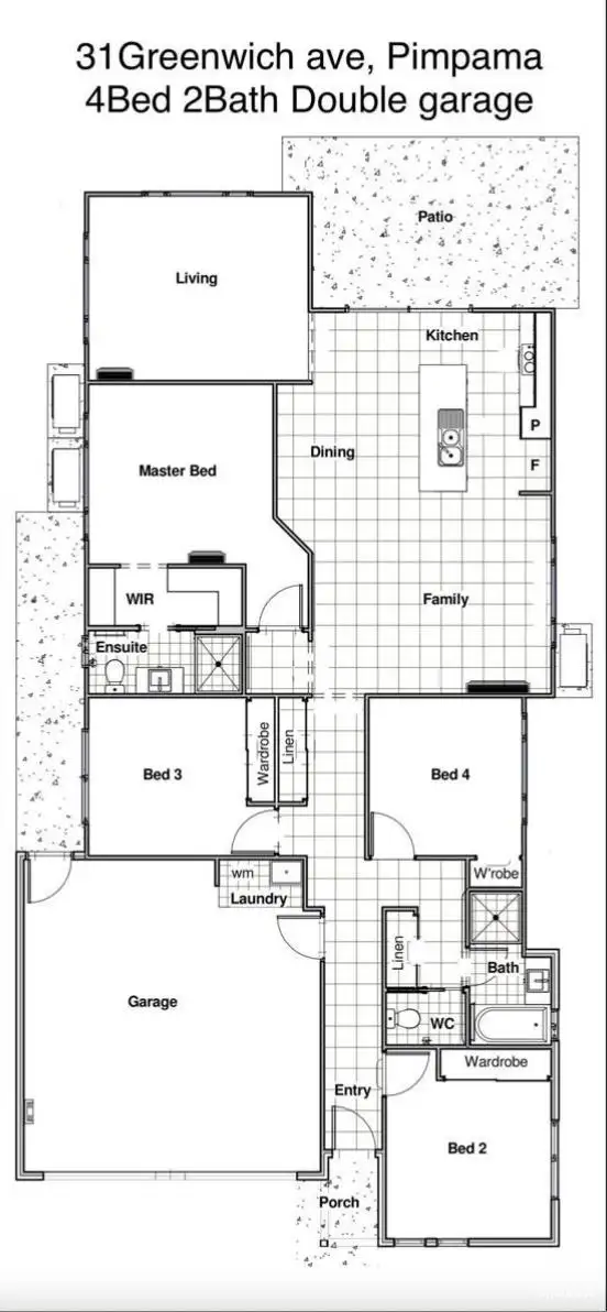 Floorplan of Homely house listing, 31 GREENWICH AVENUE, Pimpama QLD 4209