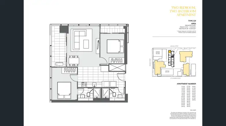 Floorplan of Homely apartment listing, 2012/639 Lonsdale Street, Melbourne VIC 3000