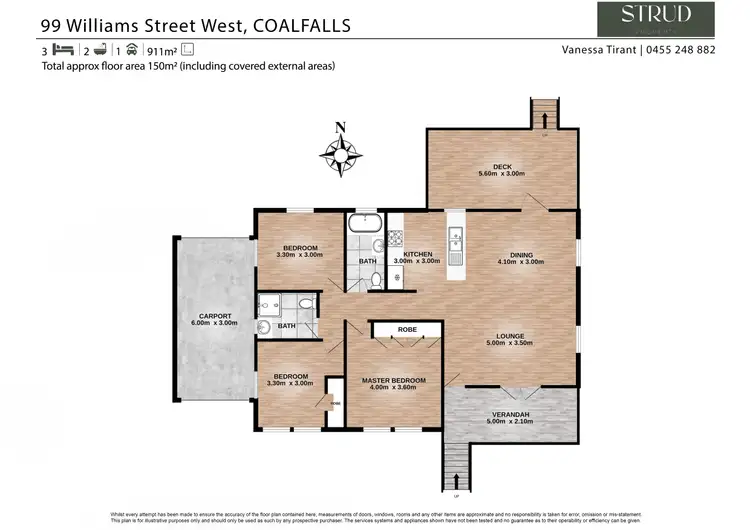 Floorplan of Homely house listing, 99 Williams Street West, Coalfalls QLD 4305