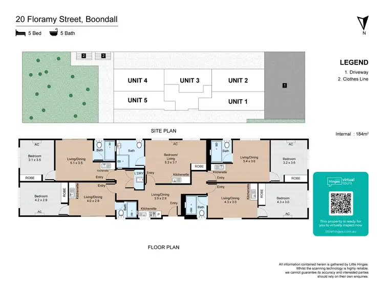Floorplan of Homely apartment listing, 2/20 Floramy Street, Boondall QLD 4034