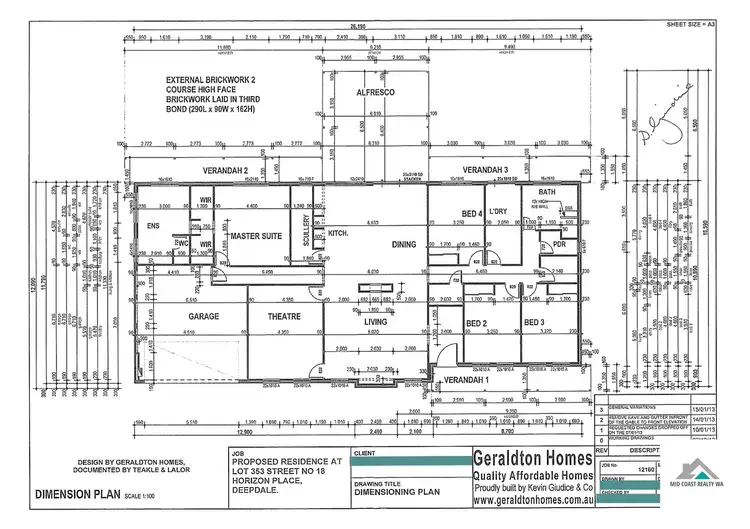 Floorplan of Homely house listing, 18 Horizon Place, Deepdale WA 6532