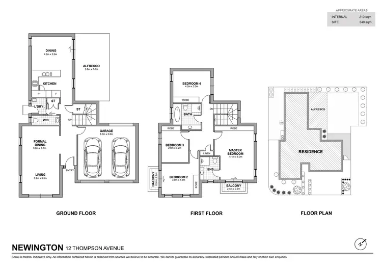 Floorplan of Homely house listing, 12 Thompson Ave, Newington NSW 2127