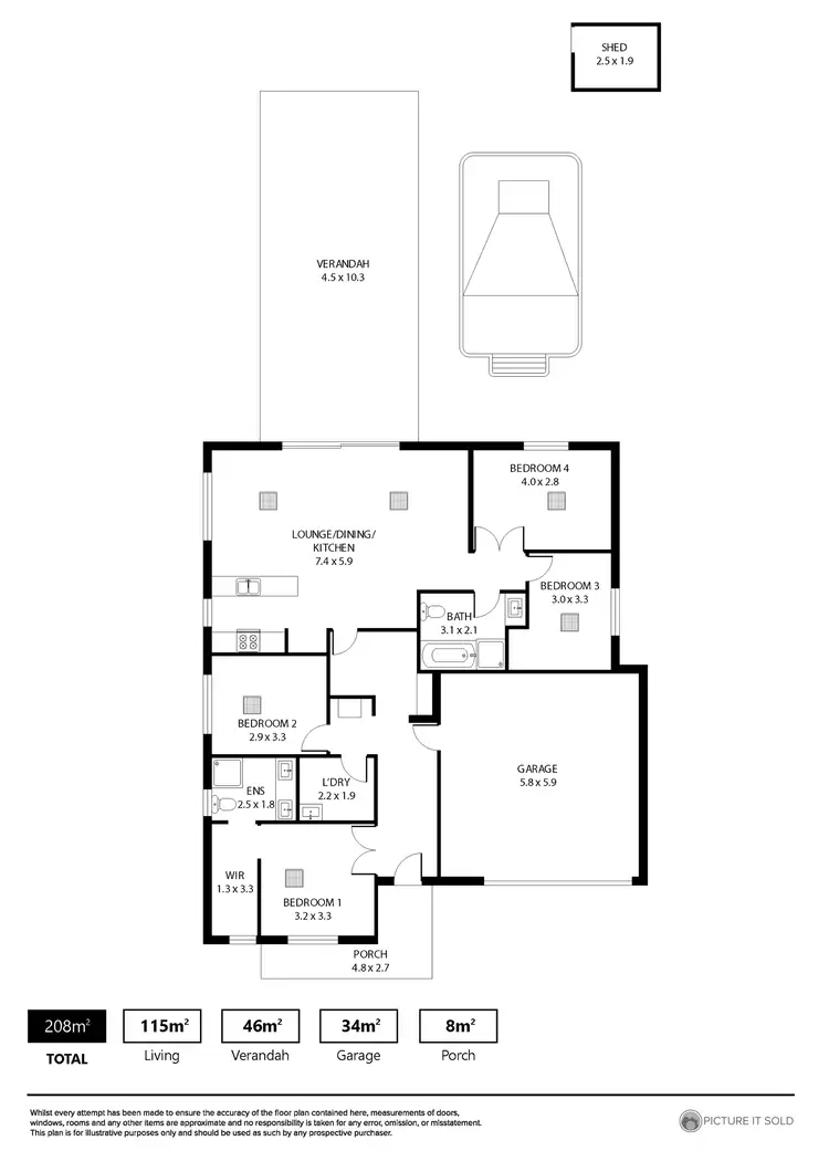 Floorplan of Homely house listing, 53 Galda Way, Munno Para SA 5115