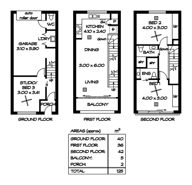 Floorplan of Homely house listing, 3/19 Garden Tce, Mawson Lakes SA 5095
