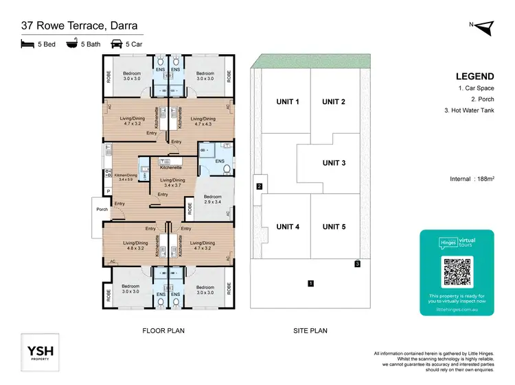 Floorplan of Homely apartment listing, 3/37 Rowe Tce, Darra QLD 4076