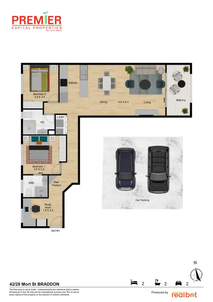 Floorplan of Homely house listing, 42/28 Mort Street, Braddon ACT 2612