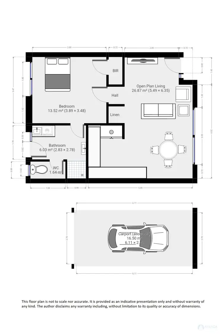 Floorplan of Homely unit listing, 6/12 Salmon St, Wagga Wagga NSW 2650