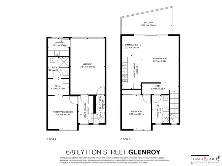 Floorplan of Homely house listing, 6/8 Lytton Street, Glenroy VIC 3046