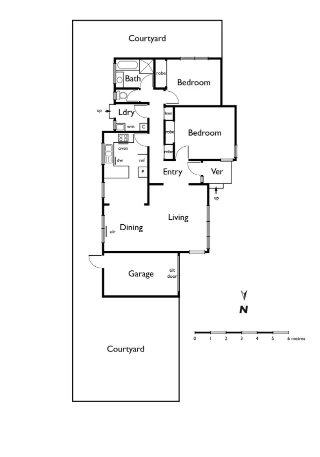 Floorplan of Homely unit listing, 5/60 Lillimur Road, Ormond VIC 3204