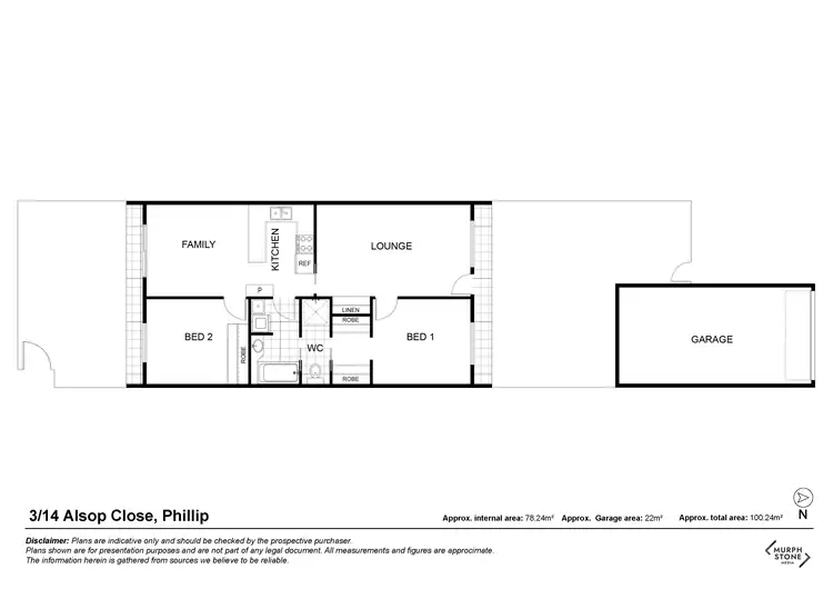 Floorplan of Homely townhouse listing, 3/14 Alsop Close, Phillip ACT 2606