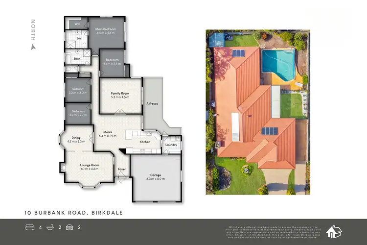 Floorplan of Homely house listing, 10 Burbank Road, Birkdale QLD 4159