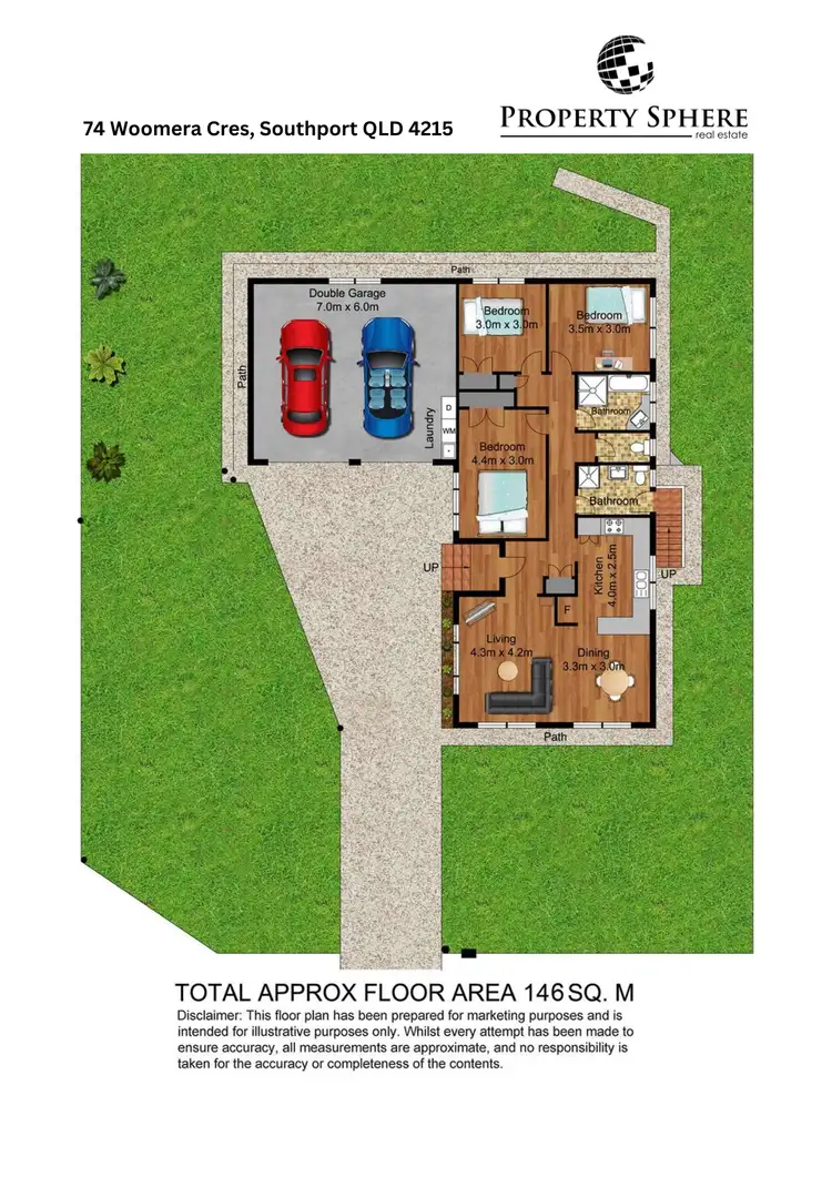 Floorplan of Homely house listing, 72 and 74 Woomera Crescent, Southport QLD 4215