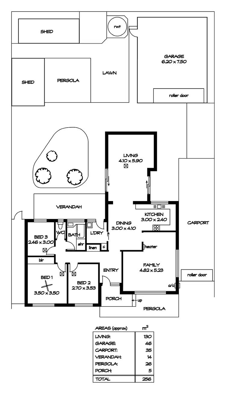 Floorplan of Homely house listing, 6 Ludwig St, Paralowie SA 5108