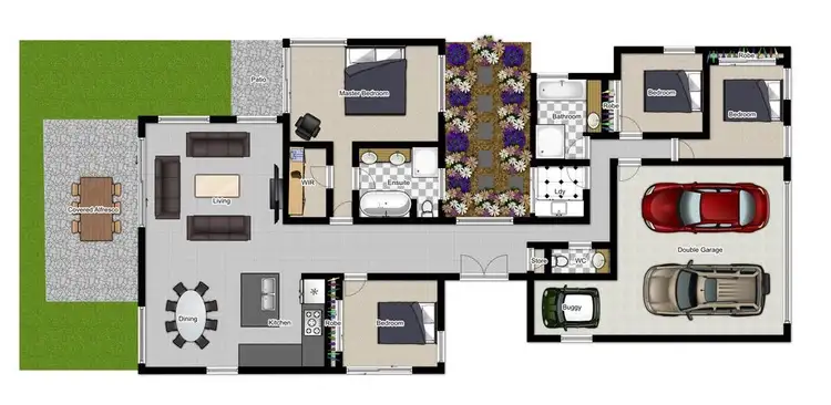 Floorplan of Homely house listing, 6035 Lucerne Circuit, Hope Island QLD 4212