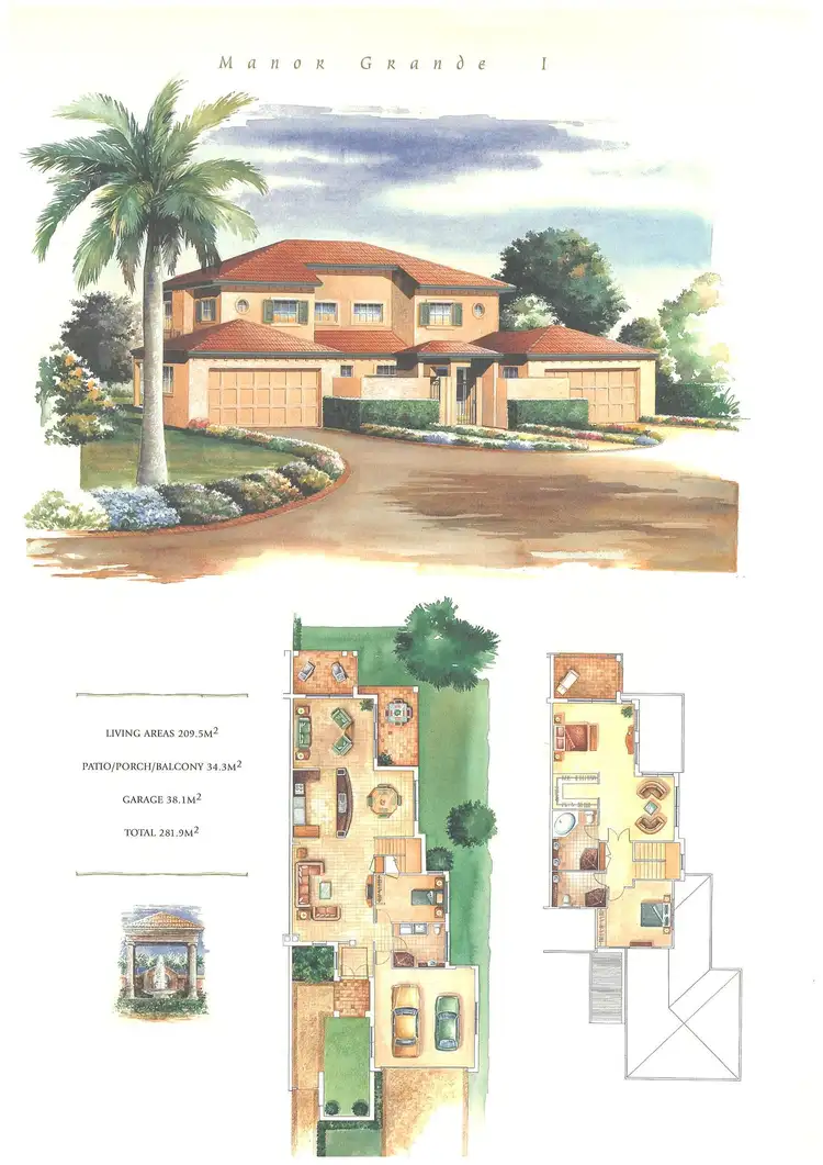 Floorplan of Homely house listing, 3222 Palladian Drive, Hope Island QLD 4212