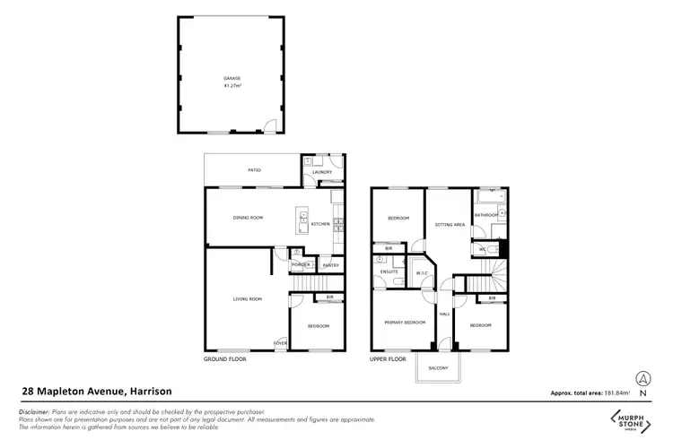 Floorplan of Homely house listing, 28 Mapleton Avenue, Harrison ACT 2914