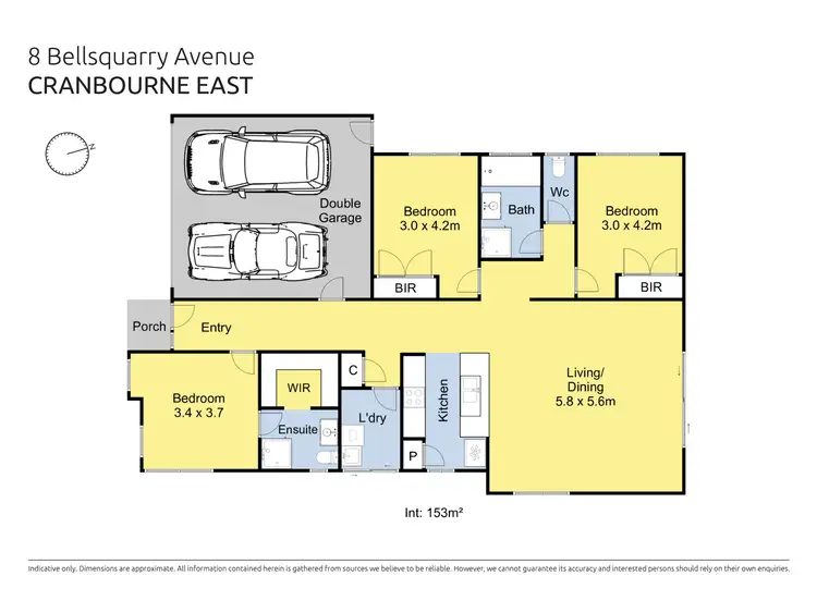 Floorplan of Homely house listing, 8 Bellsquarry Avenue, Cranbourne East VIC 3977
