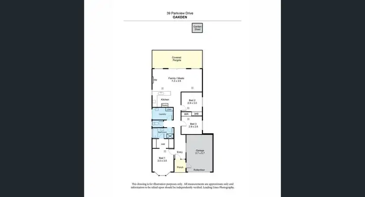 Floorplan of Homely house listing, 39 Parkview Grove, Oakden SA 5086