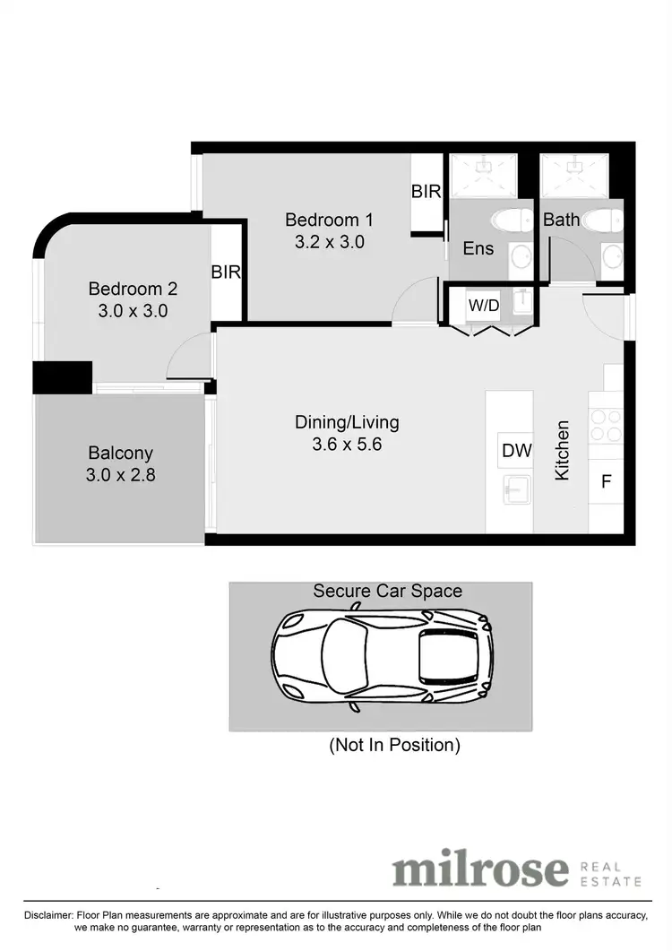 Floorplan of Homely apartment listing, 1504/8 Joseph Road, Footscray VIC 3011