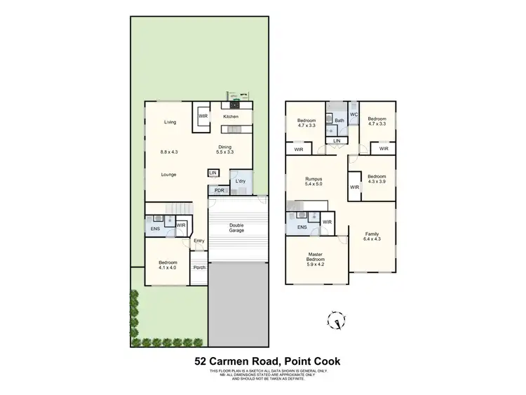 Floorplan of Homely house listing, 52 Carmen road, Point Cook VIC 3030