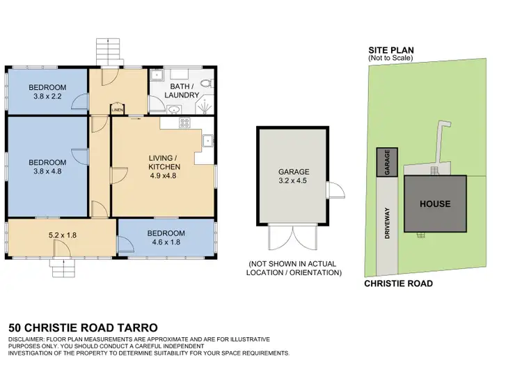 Floorplan of Homely house listing, 50 Christie Road, Tarro NSW 2322