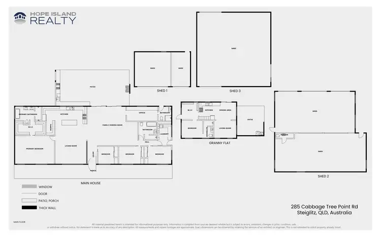 Floorplan of Homely house listing, 285 Cabbage Tree Point Road, Steiglitz QLD 4207