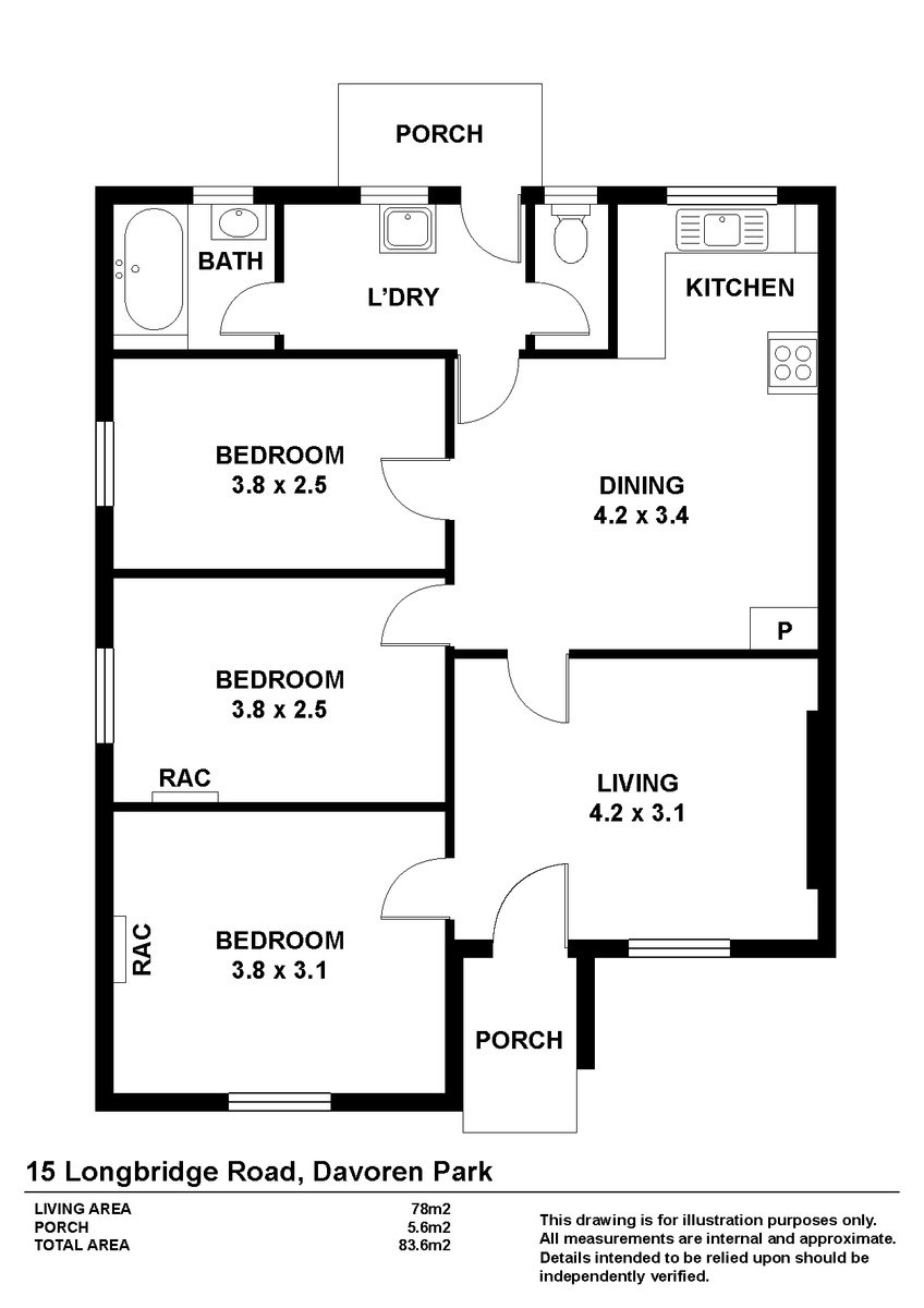 Floorplan of Homely house listing, 15 Longbridge Rd, Davoren Park SA 5113