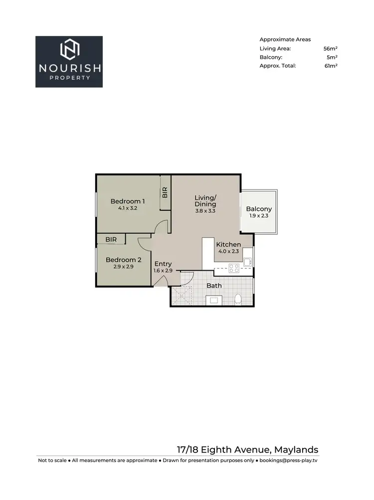 Floorplan of Homely apartment listing, 17/18 Eighth Avenue, Maylands WA 6051