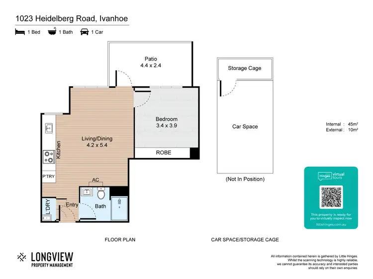 Floorplan of Homely apartment listing, G09/1023 Heidelberg Road, Ivanhoe VIC 3079