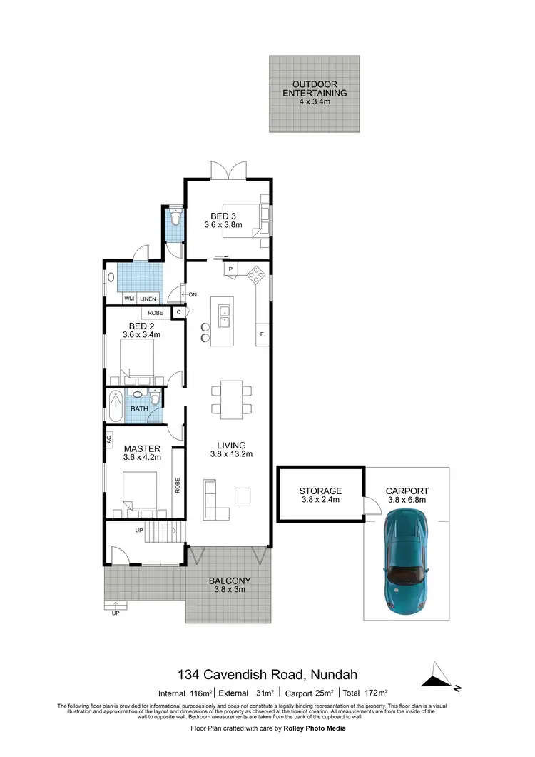 Floorplan of Homely house listing, 134 Cavendish Street, Nundah QLD 4012