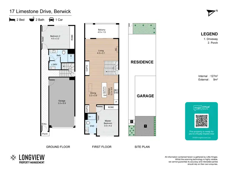 Floorplan of Homely house listing, 17 Limestone Drive, Berwick VIC 3806