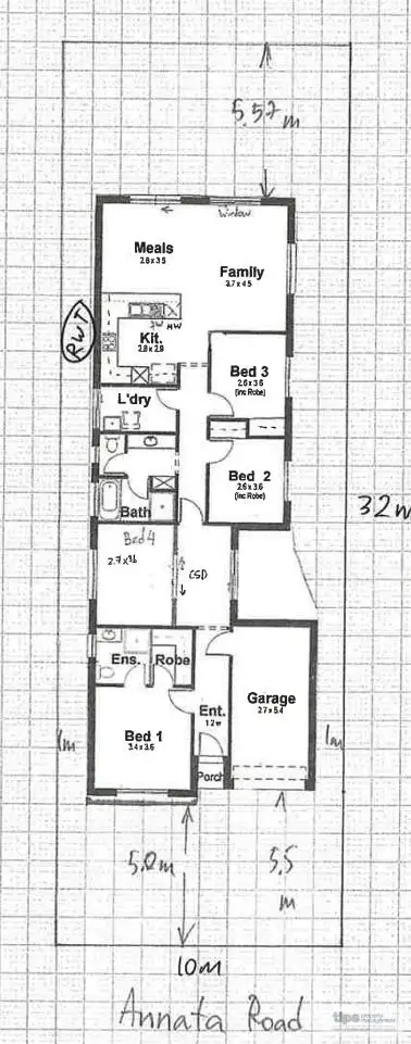 Floorplan of Homely house listing, 52 Annata Circuit, Angle Vale SA 5117