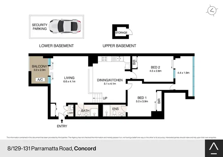 Floorplan of Homely apartment listing, 8/129-131 Parramatta Road, Concord NSW 2137